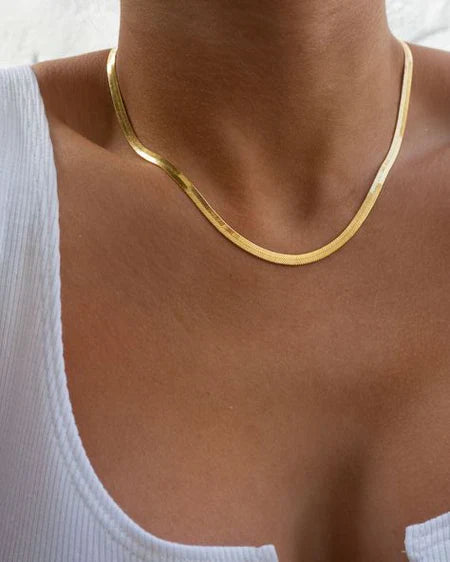 CHELSEA HERRINGBONE NECKLACE